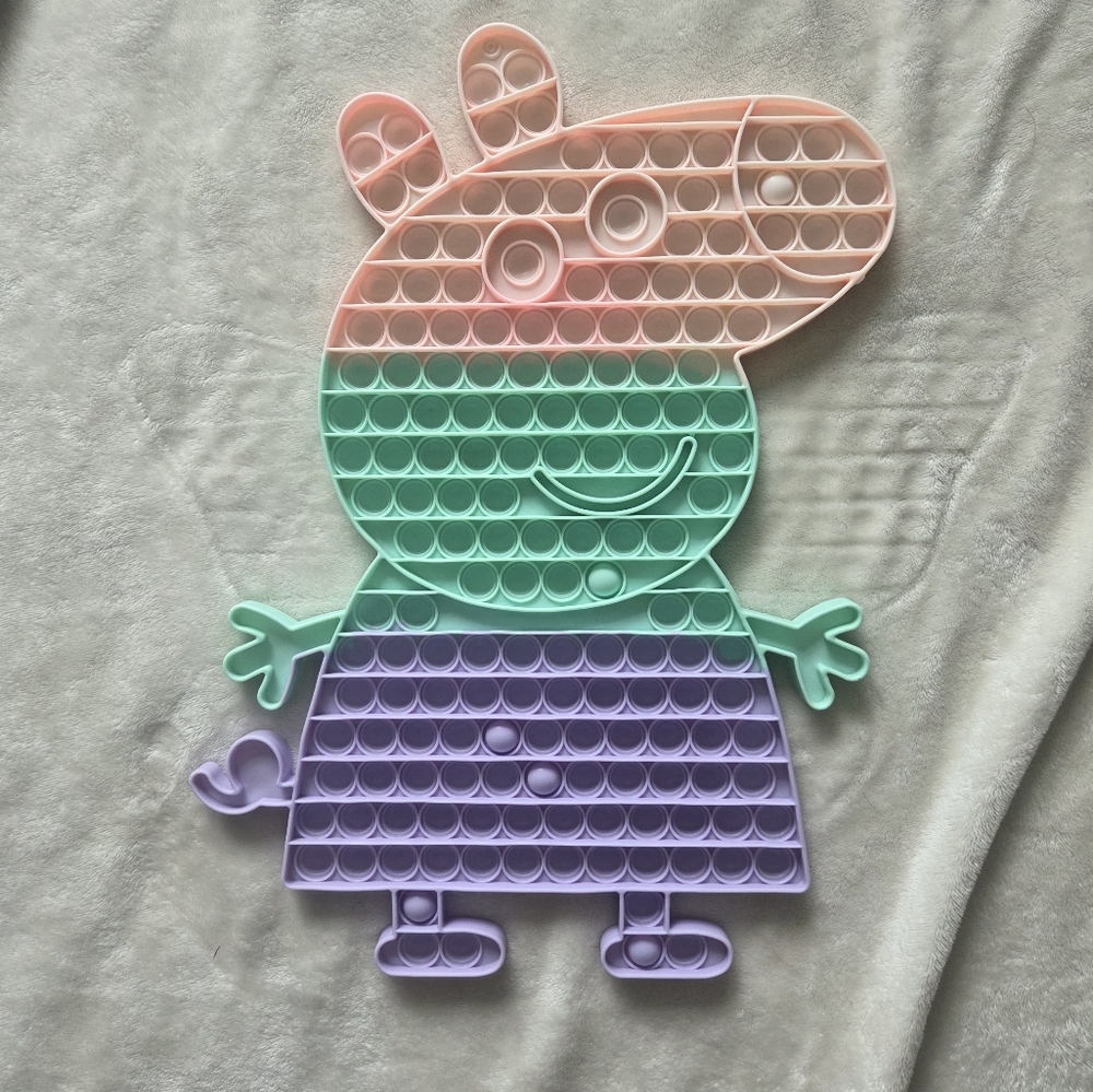 Multicolor Character Pop It Fidget Toy